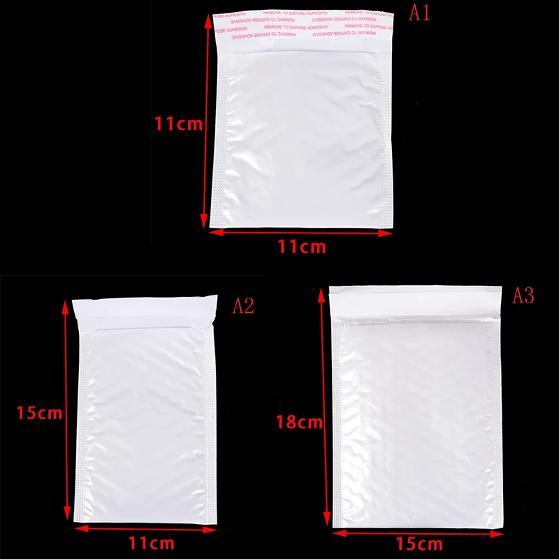 Воздушно-пузырьковая пленка Конверты проложенные мешки для упаковки уплотнения собственной личности 10 шт./компл