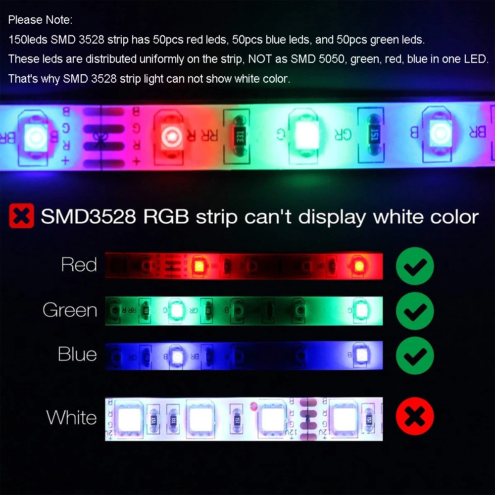 Светодиодная лента RGB светильник s гибкая не водонепроницаемый 5 м постоянного
