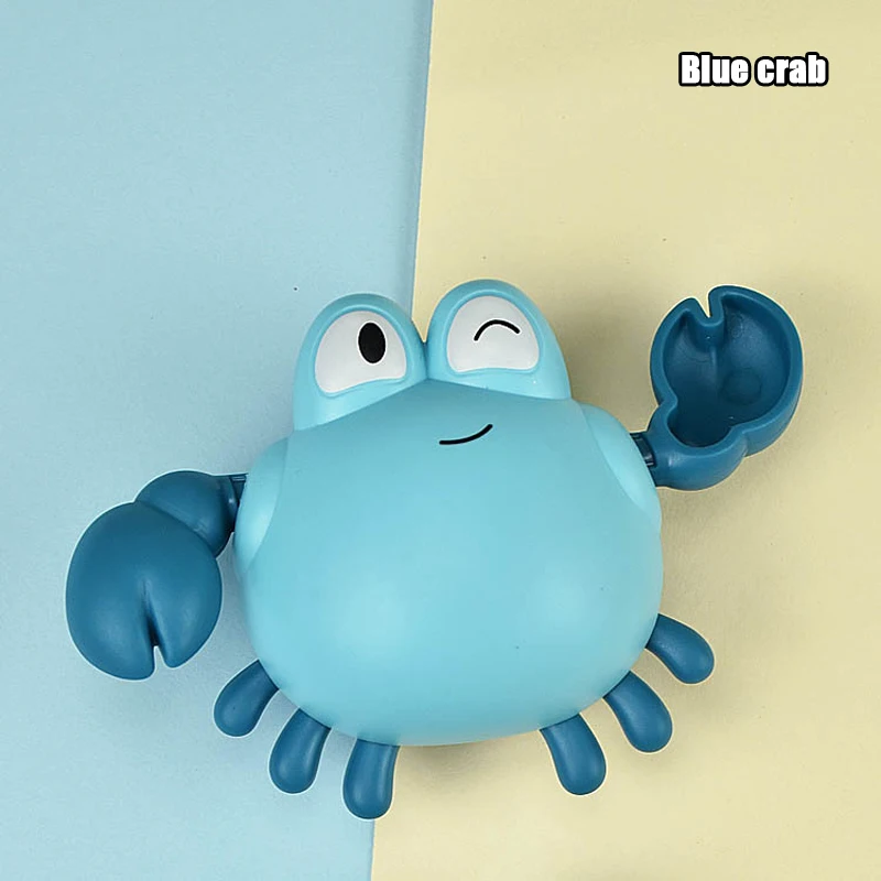 Baby Bath Toys Animal Cute Cartoon Tortoise Crab Classic Baby Water Toy Infant Swim Chain Clockwork Toy For Kid 2020 Newest 10