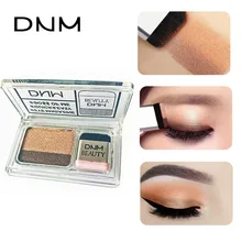 DNM, 2 цвета, ленивые тени для век, пудра, радуга, удобные и быстрые натуральные тени для век, матовые, телесного цвета, палитра для макияжа, корейская косметика