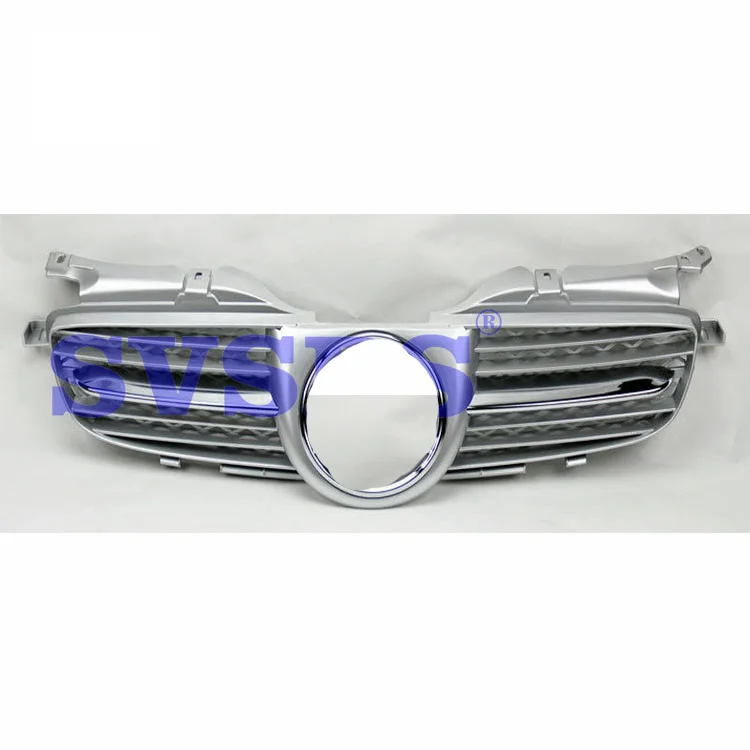 Высококачественная Передняя средняя решетка ABS для Mercedes Benz SLK-Class R170 1996-2004 года - Цвет: Silver