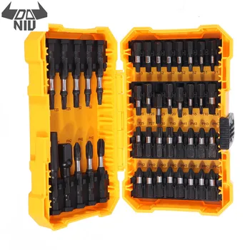 

DANIU 42PCS Screwdriver Bit Set 40PCS Torx Square Screwdriver Bits Quick Change Extension Rod 3/8 Inch Socket Driver Adapter