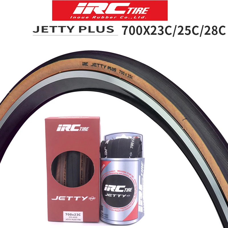 IRC JETTY PLUS Clincher Tyre Road Bike 700 x 23C 25C 28C Bicycle Tire Colorful 