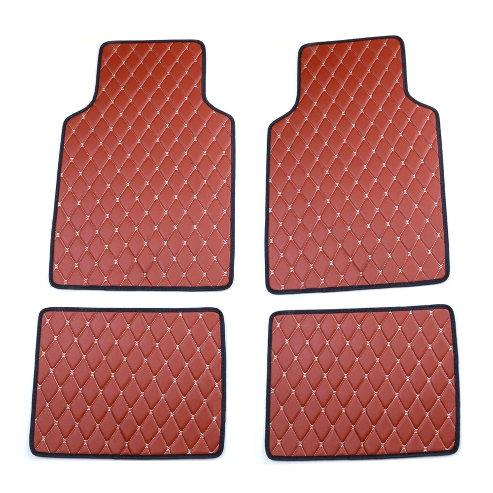 4pcs Universal Car Floor Mats For Mg 3 5 6 7 Gt Zs Hs Rx5 Auto Foot