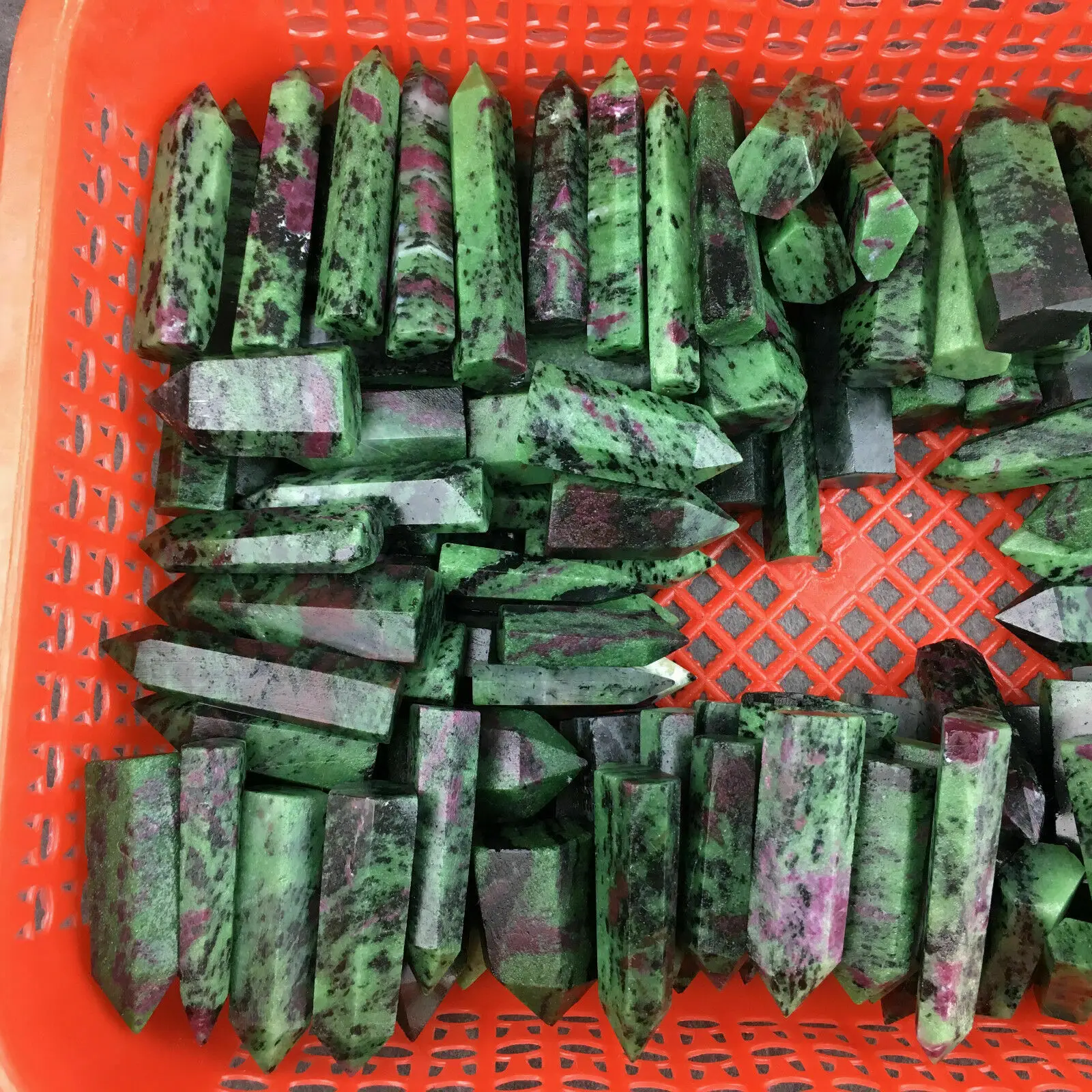 Натуральные кварцевые Минеральные Кристаллы Rubys wand point quartz лечебные камни для