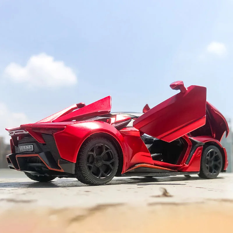 Металлические модели Lykan Hypersport из сплава спортивный автомобиль коллекционная