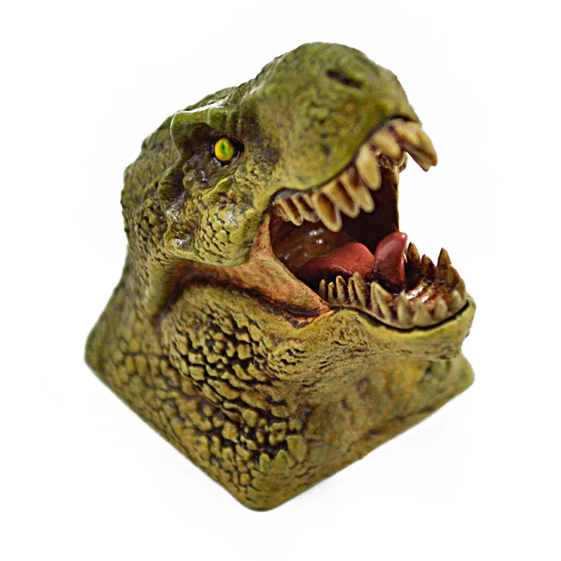 Resin Keycaps Gaming Keyboard DTY Personality Dinosaur Key Caps For Mechanical Tyrannosaurus Rex Triceratops Dorp Ship | Компьютеры и
