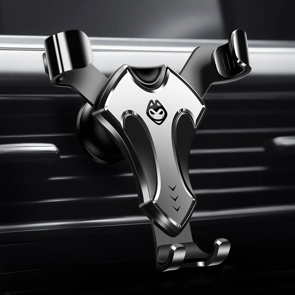 silver Гравитационный Автомобильный держатель для телефона, держатель для телефона, держатель для смартфона, автомобильный держатель для телефона, держатель для телефона, Voiture для телефона - Color: silver