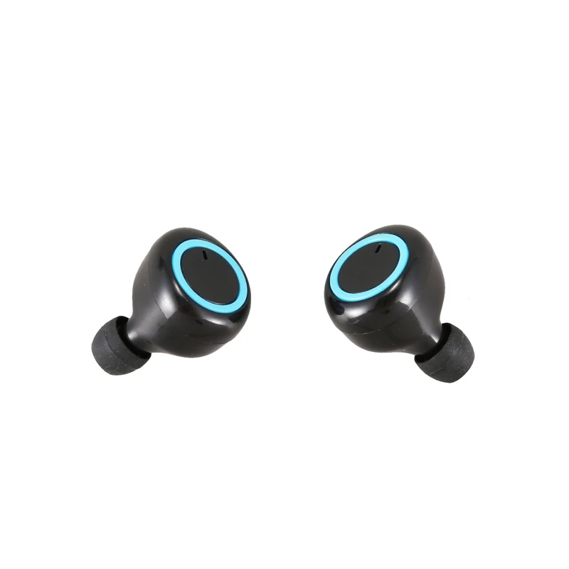 W12 Bluetooth гарнитура TWS 5 0 Мини Кнопка Спортивная стерео Беспроводная черный (синий
