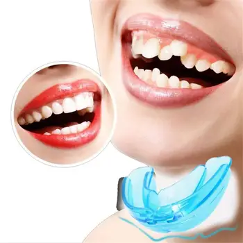 

1Pc Soft Orthodontic Brace Buck Teeth Retainers Boxing Tooth Protector Dental Mouthpieces Orthodontic Appliance Trainer 3 Colors