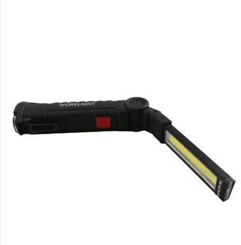 

Portable flashlight rechargeable usb led cob of light of cob lantern lamp magnetic suspension for camping for repair cars
