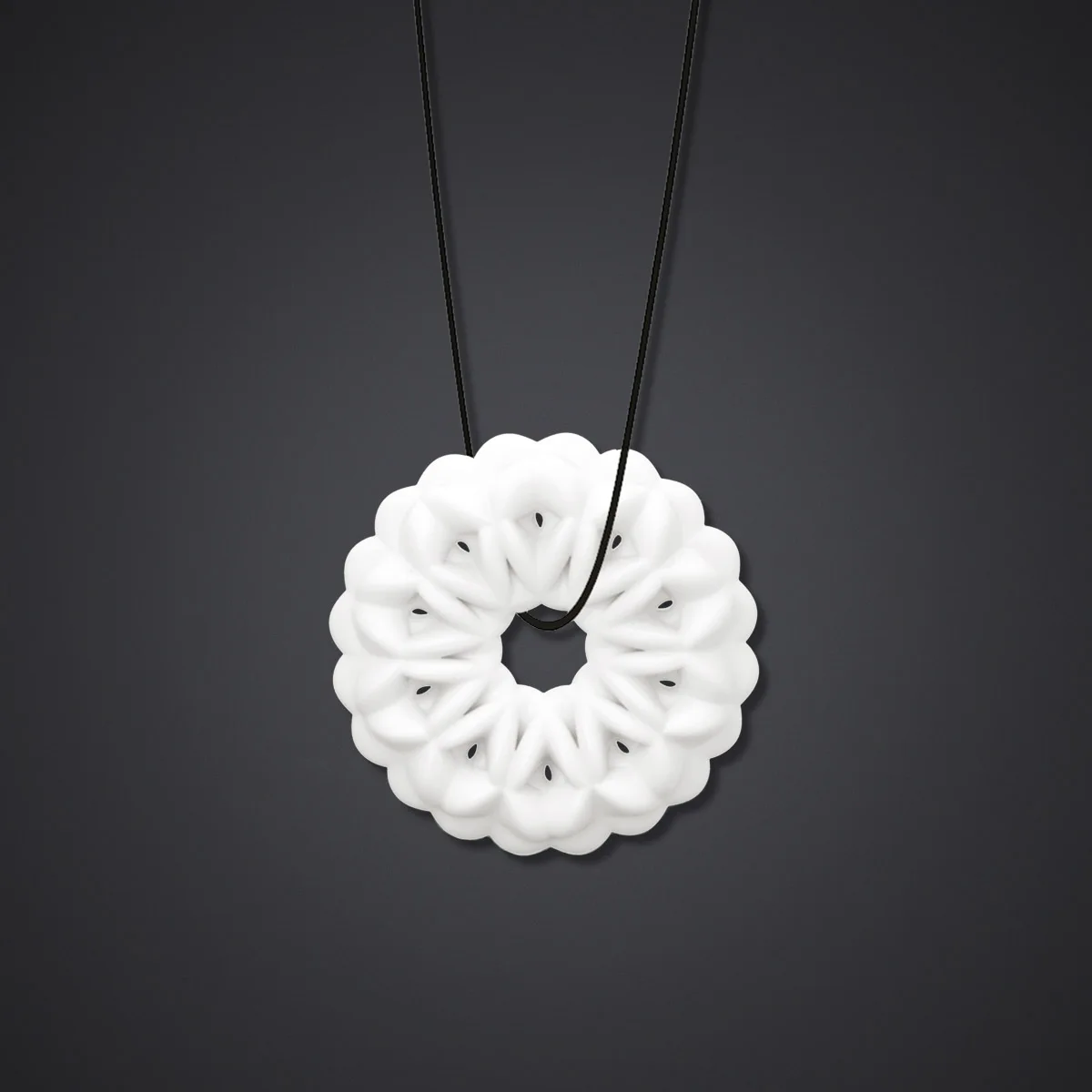 

Snowflake Pendant 3D Printed Jewelry Original Design Unique Model Personal Hangging Home Decoration