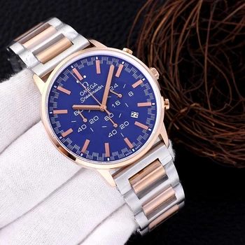 

Omega- Luxury Brand Ceramic Bezel Mens and wom Mechanical Automatic Movement 007Watch Designer Watches Wrist watches 1945