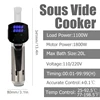 Smart Wifi Control IPX7 Waterproof Vacuum Sous Vide Cooker 1800W Immersion Circulator Accurate Cooking With LCD Digital Display 5