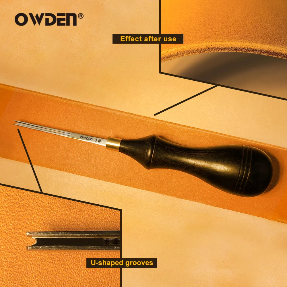 OWDEN инструмент для кожевенного ремесла склеивания кожи сделай сам острый