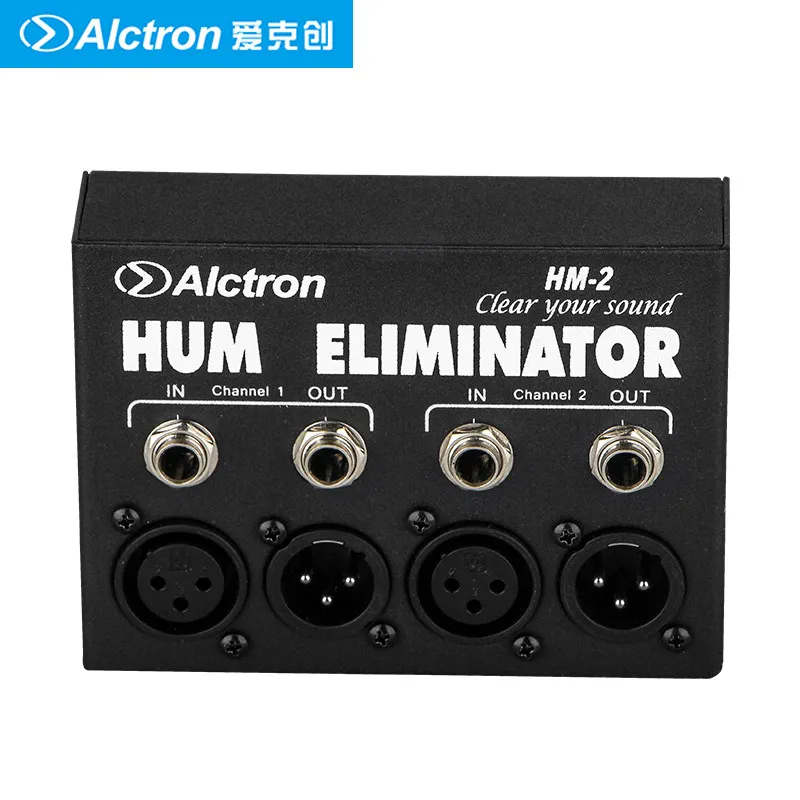 Alctron HM 2 hum eliminator 1/4 "e xlr entradas plug and play para