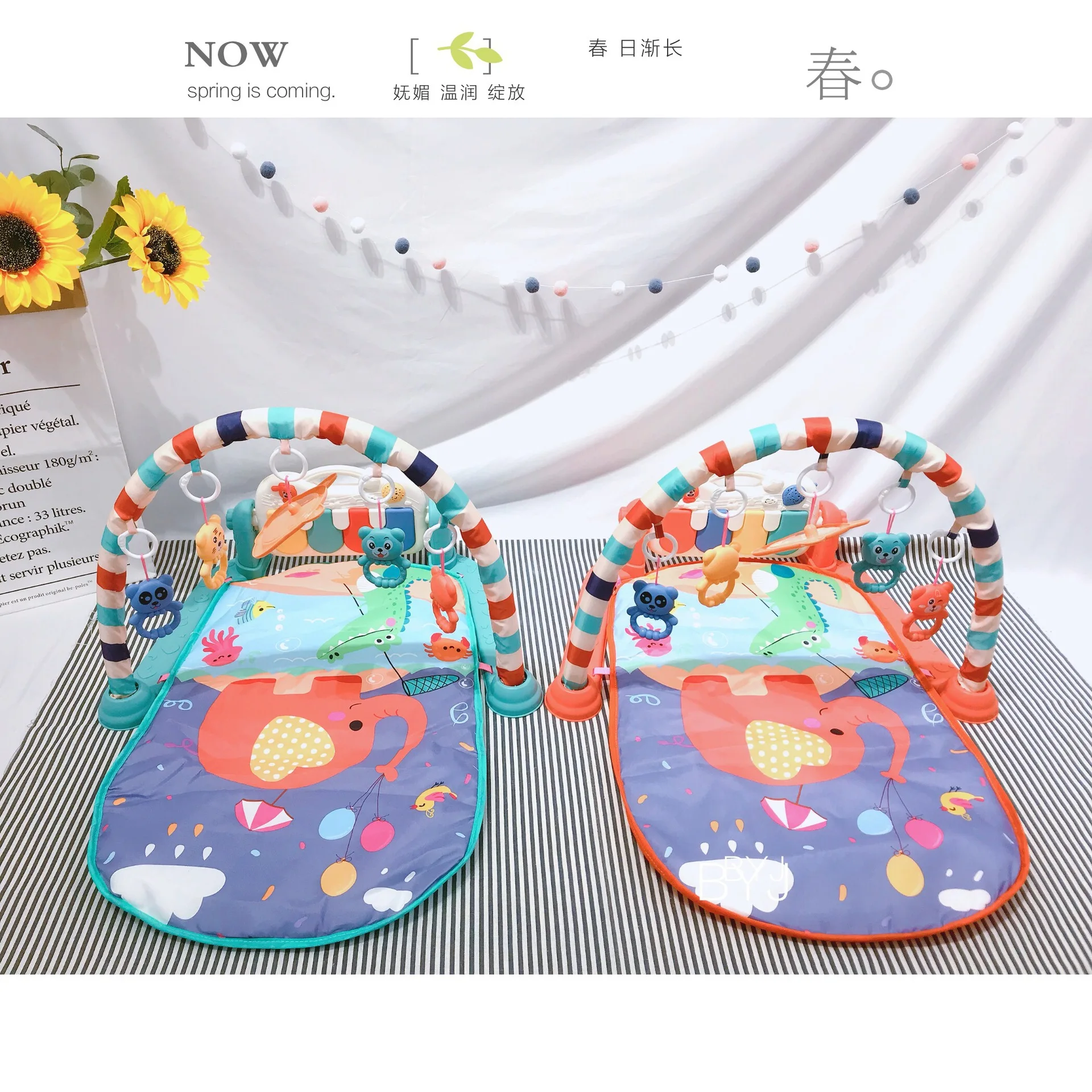 Babylove le Младенческая стойка для фитнеса детская многофункциональная музыкальная образовательная губная игра одеяло игрушка для новорожденных