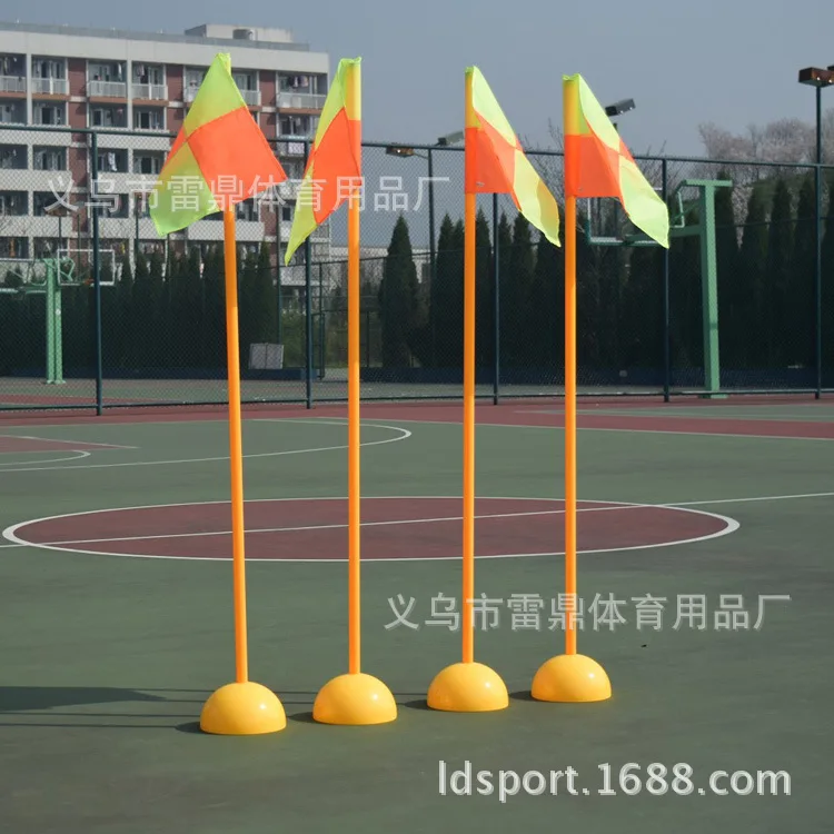 Футбольный угловой флаг знак Полюс Флаг барьеры инъекция воды Угловой флаг обучение jing shi gan футбольное тренировочное оборудование