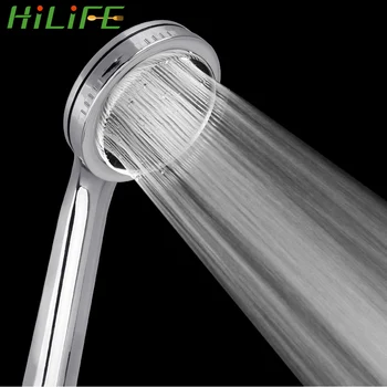 

HILIFE High Pressure 1pc Pressurized Nozzle Shower Head High Quality Water Saving Spray Nozzle Rainfall Chrome Bath Shower Head