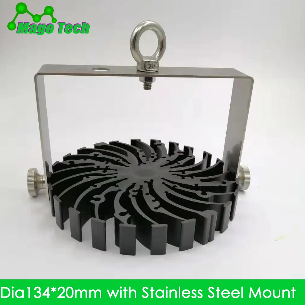 

ø134*20mm Modular LED Star Cooler with mount LED Grow Light Heatsink 36 mounting holes for all COB Brands