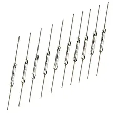 10 pces n/o reed interruptor magnético 2*14mm normalmente aberto interruptor de indução magnética para arduino