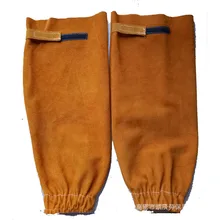 Кожаные Защитные перчатки 40 см, защитные перчатки для водителя, кожаные мужские перчатки для электросварки, теплоизоляционные перчатки DS071