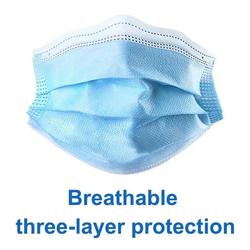 

5/10/20 Pcs Disposable protective mask Facial Breathable 4-layer Mask For Prevent Sneeze droplet