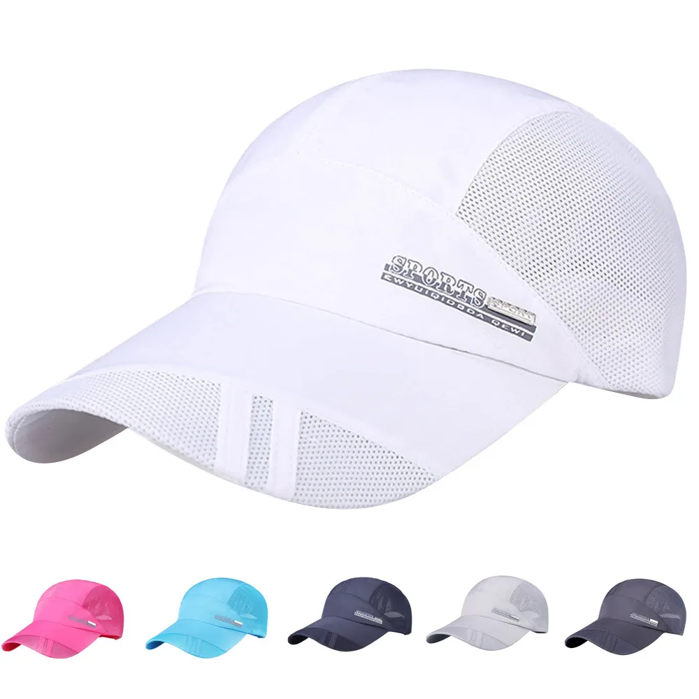 

Adult Running Cap Mesh Hat Quick-Dry Collapsible Sun Hat Outdoor Sunscreen Baseball Cap Caps For Women Outdoor sunshade #c