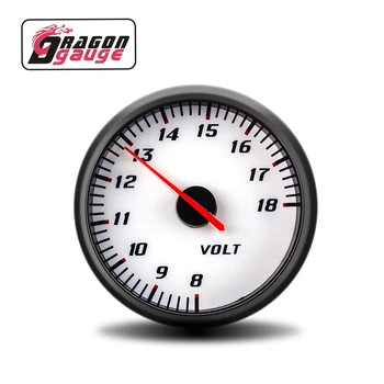 

「DRAGON」Factory Sales 60MM Car Voltmeter Detection 8~18V Auto Voltmeter Arrow Display12 Volt Car Refit Accessories