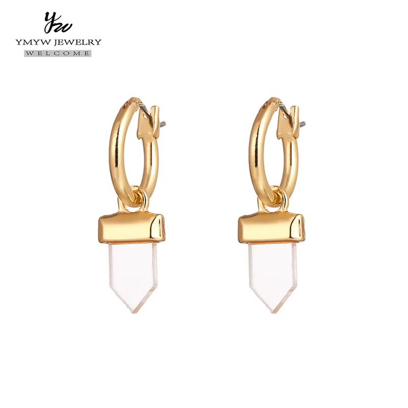 YMYW модные геометрические висячие серьги из цинкового сплава нежные акриловые