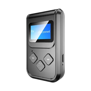 

Wireless 5.0 O Receiver Transmitter With Lcd Display 2In1 Mini 3.5Mm Jack Aux Usb Wireless Adapter For Car