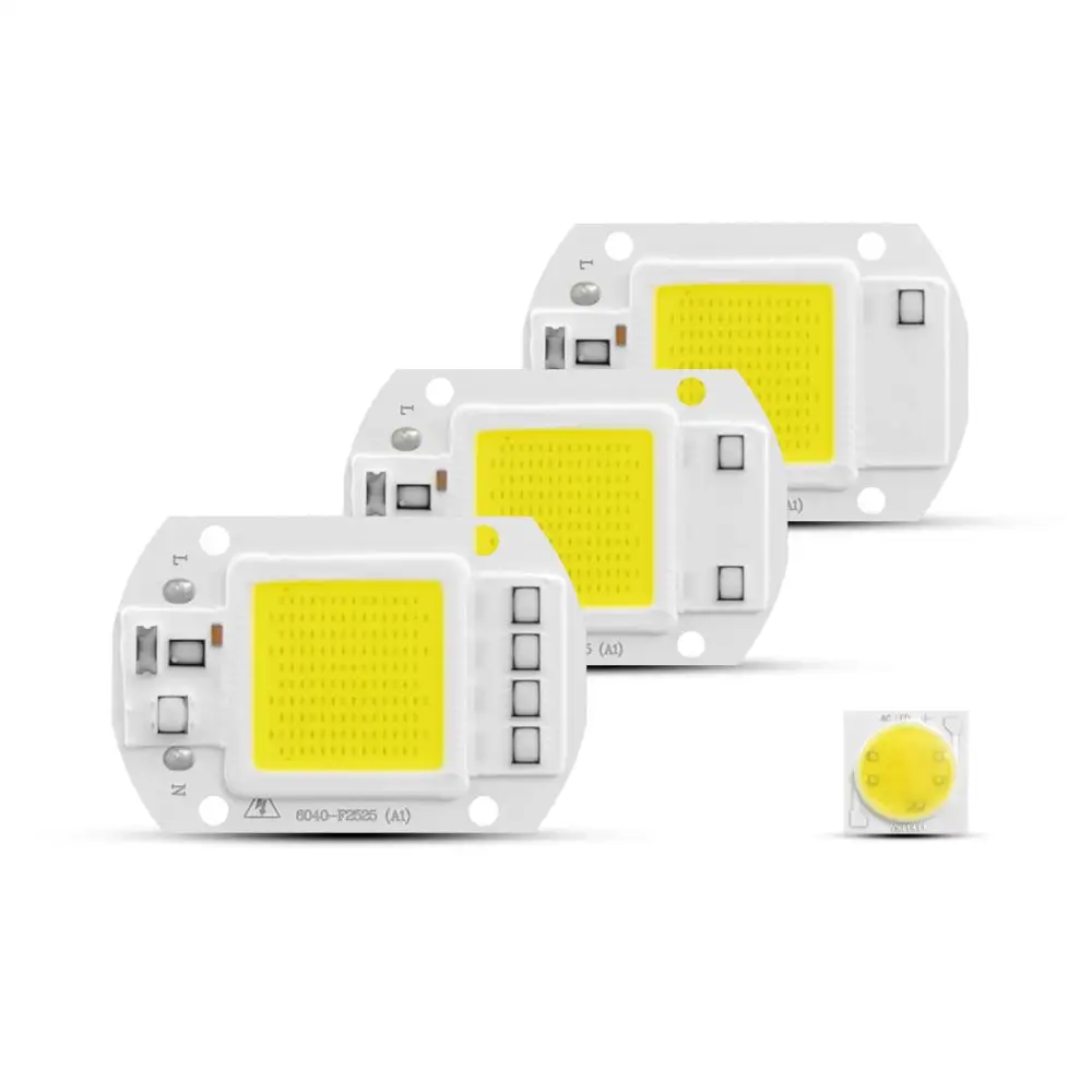 Светодиодный чип высокой мощности 220 В COB LED S диодный светильник s 3 Вт 5 7 9 20 30 50