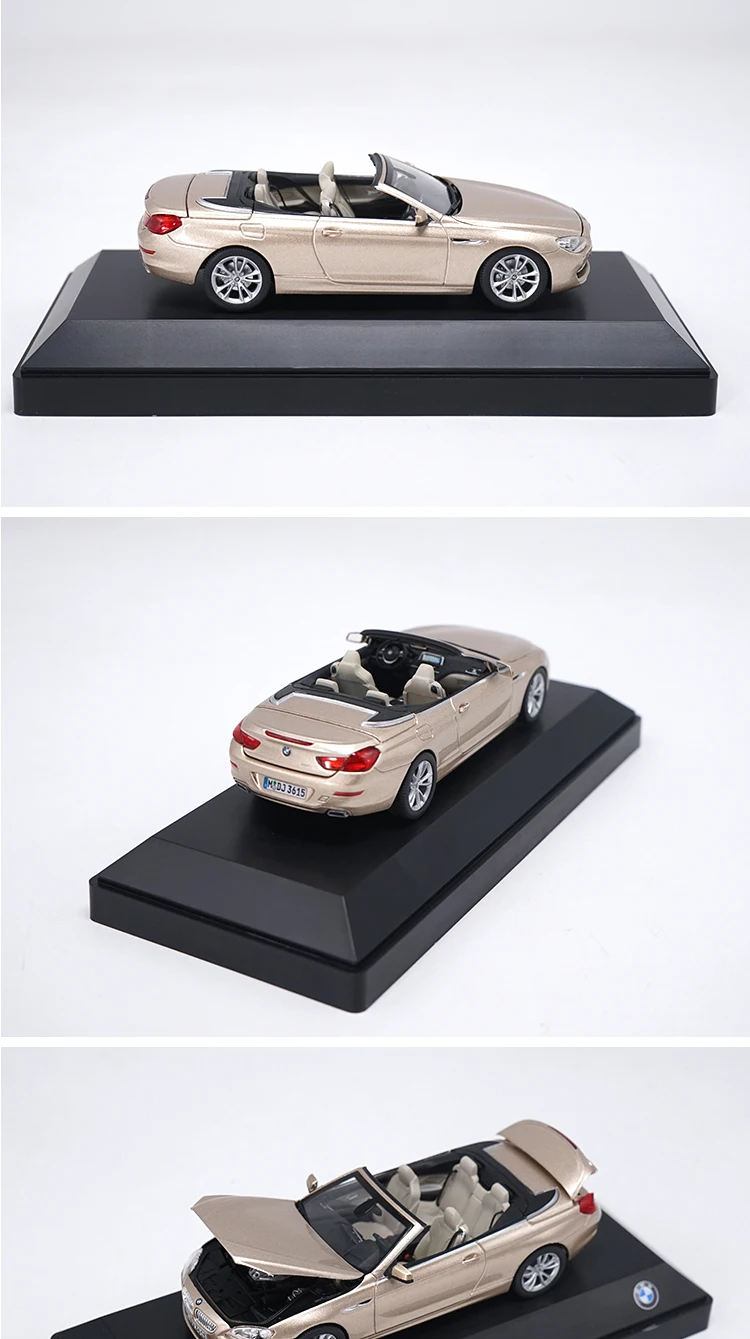 Оригинальная коробка 1:43 650i сплавочная модель автомобиля статические металлические модели автомобилей для Коллекционные вещи подарок