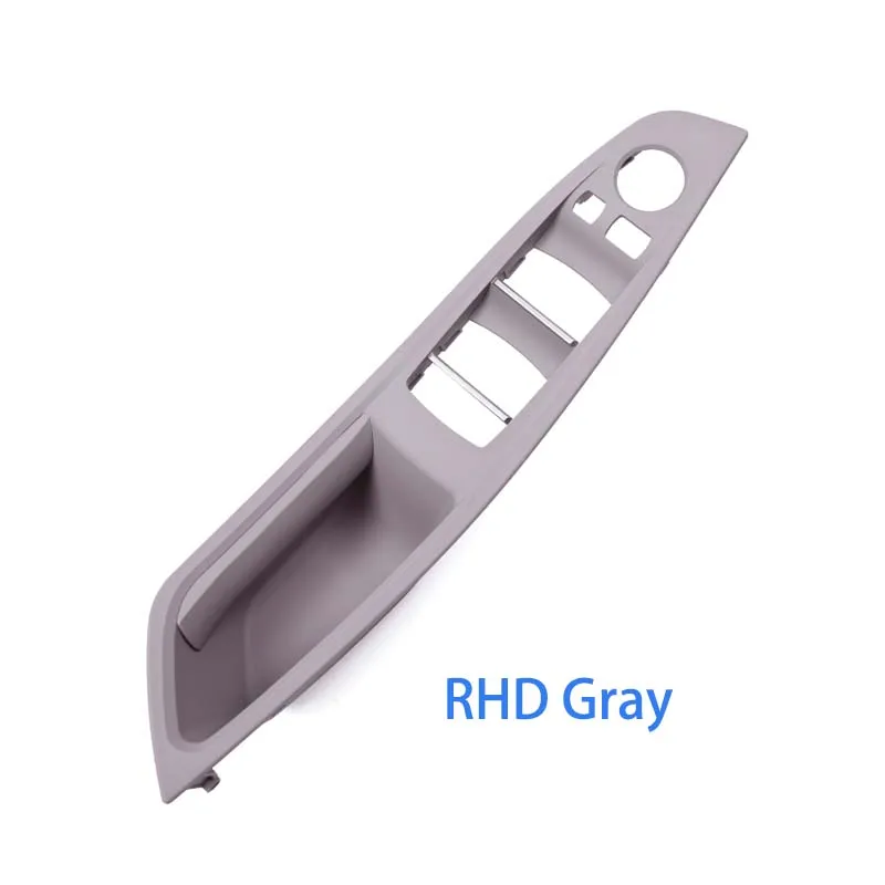 RHD правый руль автомобиля внутренняя дверная ручка панель Потяните Накладка для BMW 5 серии F10 F11 F18 520 523 525 528 530 535 - Цвет: RHD Gray