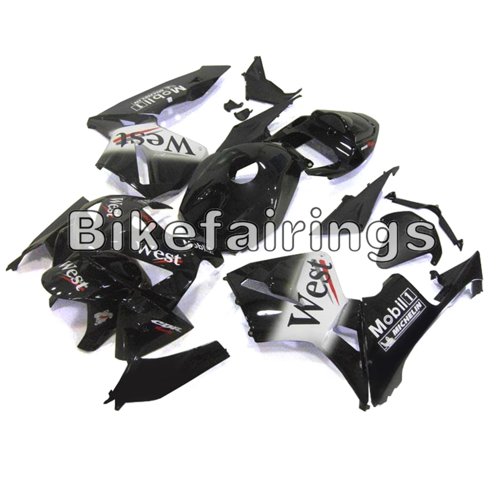 Полный комплект обтекателя Для Honda CBR600RR F5 2005 2006 CBR 600RR 05 06 ABS пластиковые детали для мотоцикла кузов-Запад черный белый