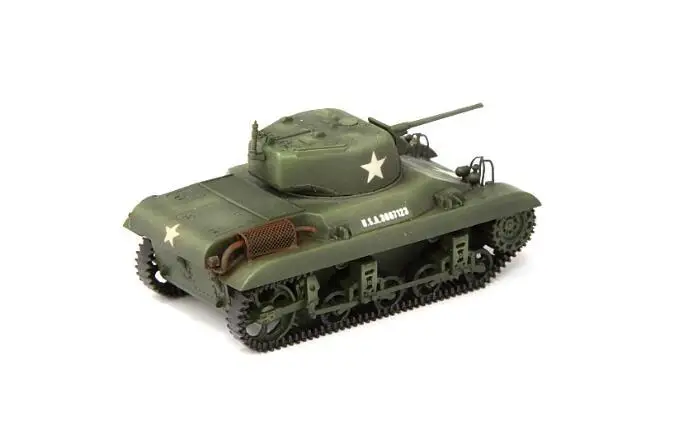 S-MODEL США M22 светильник в воздушно-десантном танке 1/72 Готовая модель танка