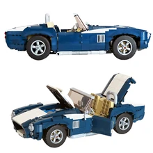 

MOC Cobra Roadster High-Tech Speed Cars Building Blocks Model Race Mustang SupercarCar Assemble Bricks Toys Children Gifts
