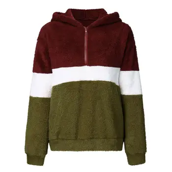 

Women's Winter Faux Fur Hoodie Hooded Coat Ladies Casual Long Jacket Lady Loose Hoodies Female Autumn Winter Coats Plus Size