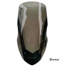 Pare-brise nmax pour moto, plus haut 20cm, déflecteurs de vent pour nmax155 nmax 150 2016 2017 2018 2019