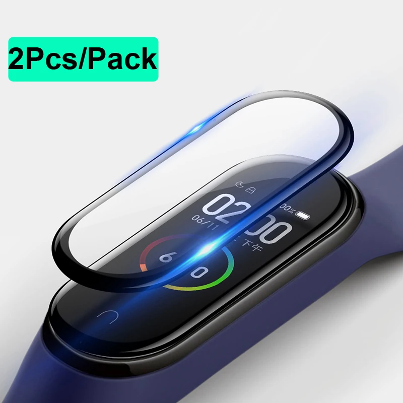 Защитная пленка для экрана XiaoMi Band 4 NFC Mi взрывозащищенное стекло защита от царапин