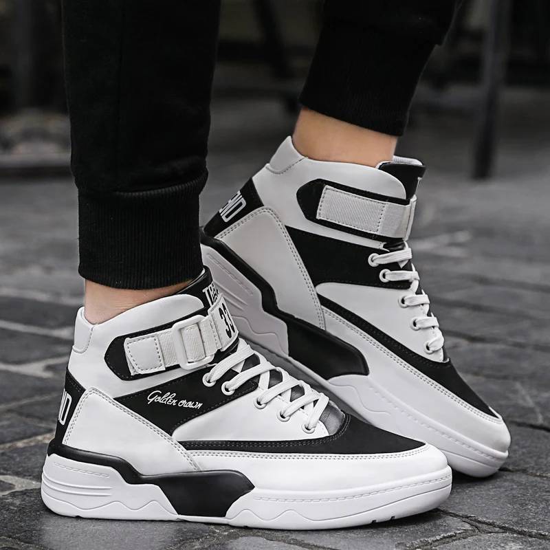 Skup Trend mężczyźni buty zimowe męskie buty ciepłe kostki Botas Hombre dla mężczyzn dorywczo Plus aksamitna moda pluszowe zimowe trampki męskie buty