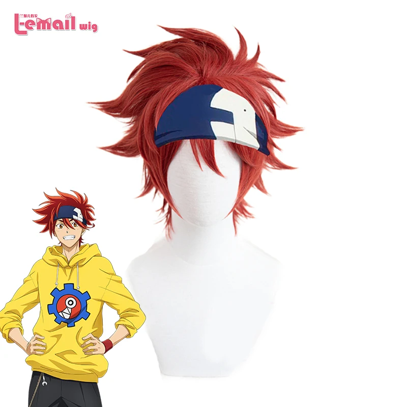  Shancon Anime SK8 the Infinity Langa Hasegawa Wig Short Curly  Party Hair Halloween Cosplay Props Accessory Men : Clothing, Shoes & Jewelry