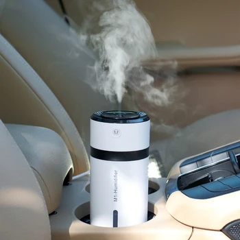 

Ultrasonic Humidifier Air Purifier for Home Car Essential Aromatherapy Diffusers Humidifiers Ari Humificador Night Light 230ML