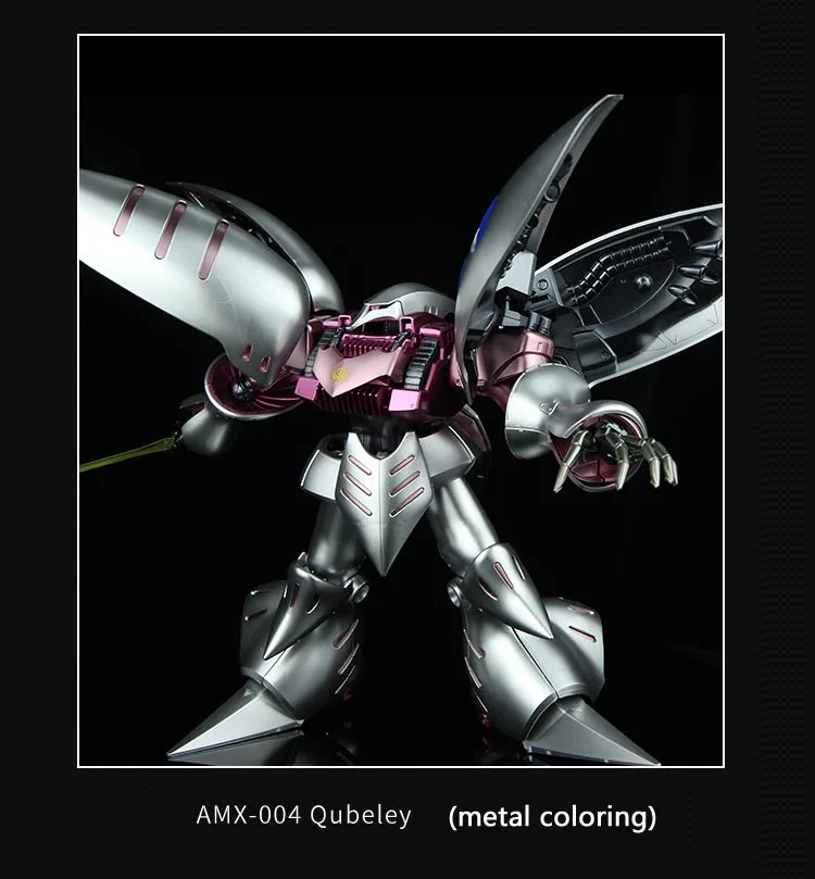 BANDAI MG 1/100 AMX-004 Qubeley Гандам Металл окраска модель сборки экшн игрушки Фигурки Кабинета подарок