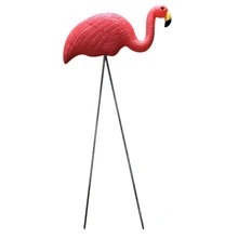 Пластиковый Фламинго животное уличная статуя, декоративная Ландшафтная Статуэтка садовые ставни для сада, патио, двора