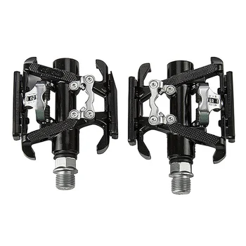 

1pair Double Sided Clipless Self Locking Sealed Bearing Non Slip Mountain Bike Pedal Outdoor Cycling Beginner Reflector Sports
