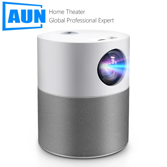 AUN ET40 Projector Full HD 1080P Android 9 Video Projector LED Projector 4k Decoding Mini Beamer for Home Theater Cinema Mobile 1