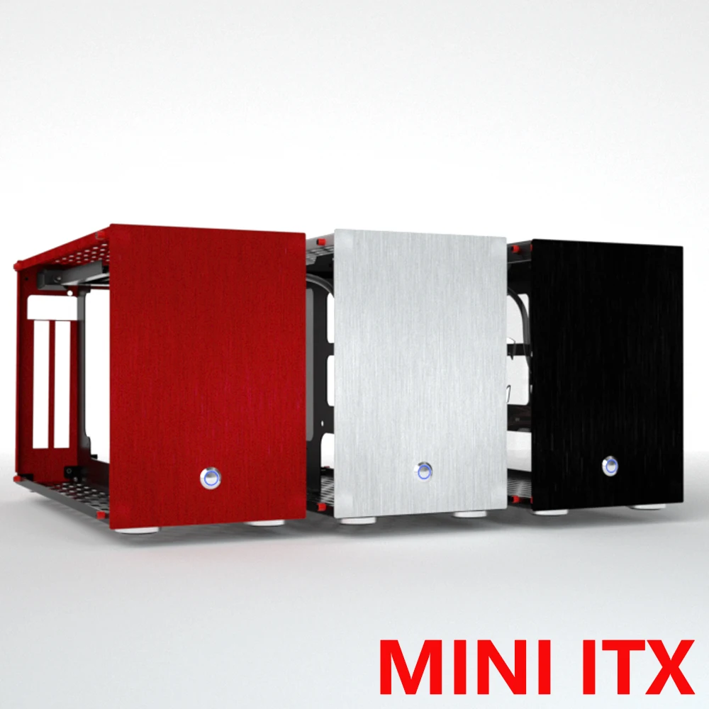 

MUCAI X1 Gaming PC ITX MINI Case Small Case Aluminum HTPC Desktop Computer Empty Chassis Support installation of i7 9700 rtx2080