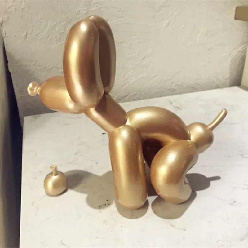 Американский художественный смоляный шар ручной работы статуя собаки воздушный шар собака Рождественский подарок День святого Валентина