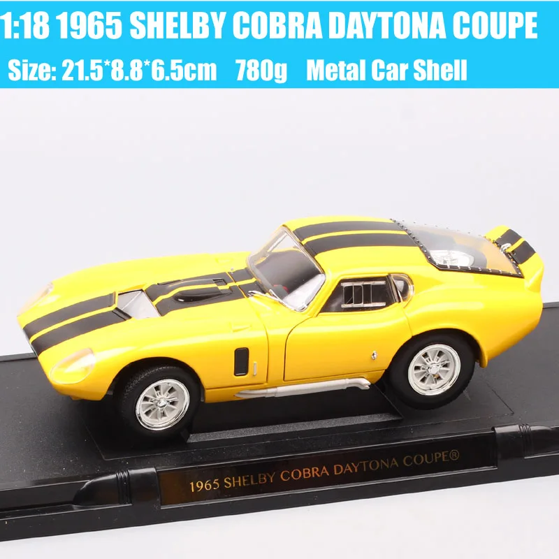 1:18 Большие весы Yat Ming 1965 SHELBY COBRA DAYTONA COUPE 427 Super Coupe #8 Литые и игрушечные автомобили